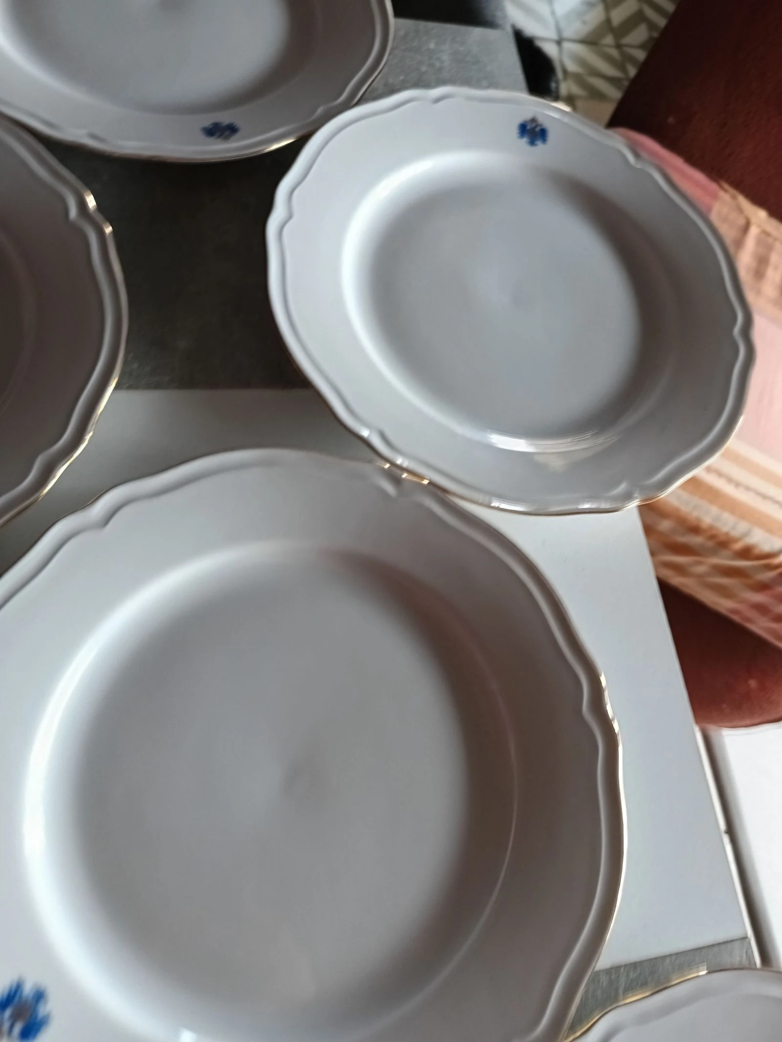 Lot of 7 fine porcelain dinner plates Royal Kent – photo 6